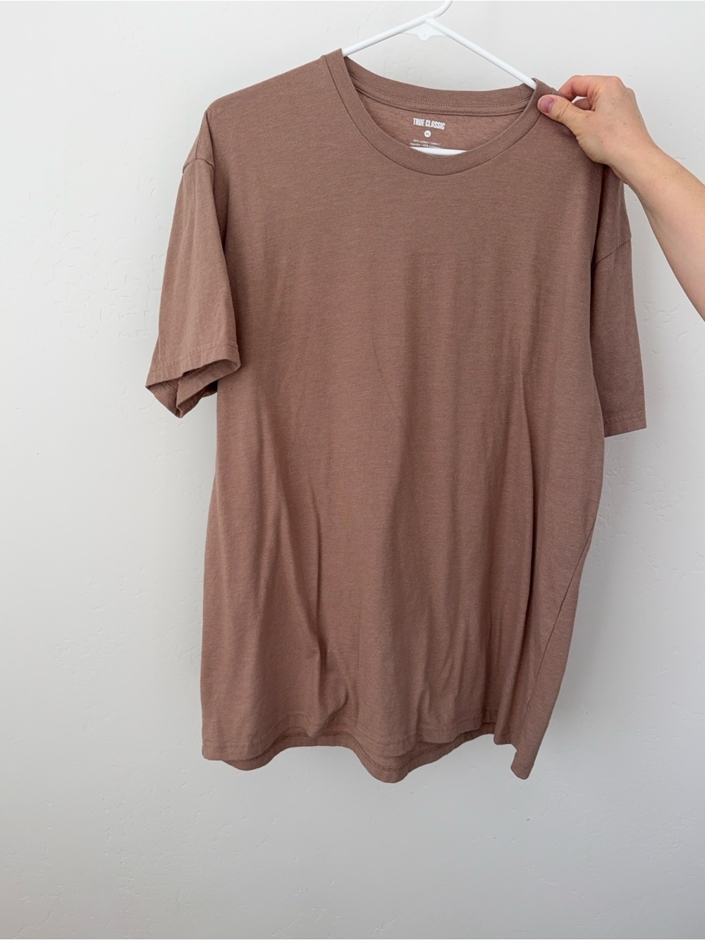 True Classic Crew Neck T-Shirt - Brown/Taupe